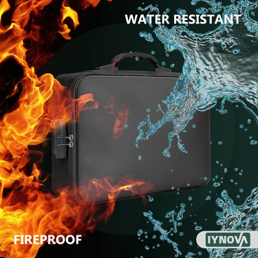 Fireproof And Water Resistant Bag With Lock