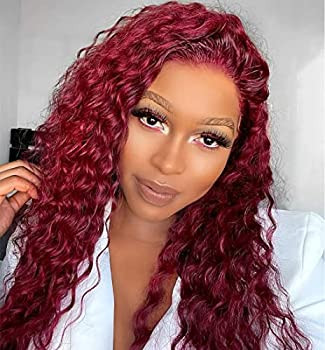 Lace Front Synthetic Water Wave Pre-plucked 26inch