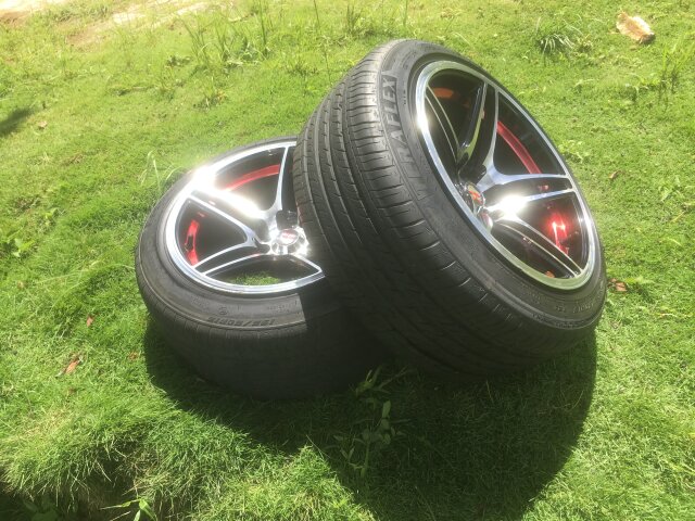 1 Set Of Brand New Tyres And  Rims