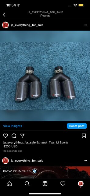 Exhaust Tips M Sports