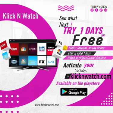 KlickNWatch: 5000+ Live Tv Stations 