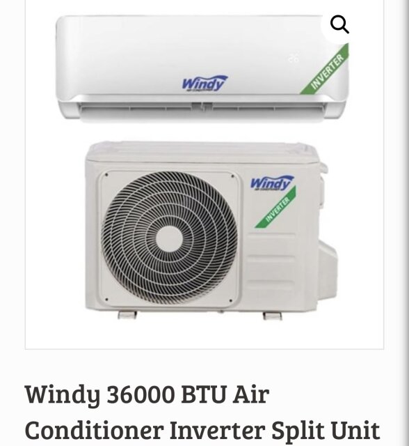 36000 Btu Inverter Ac Unit Windy