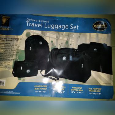 Deluxe 4 Piece (travel Luggage Set)
