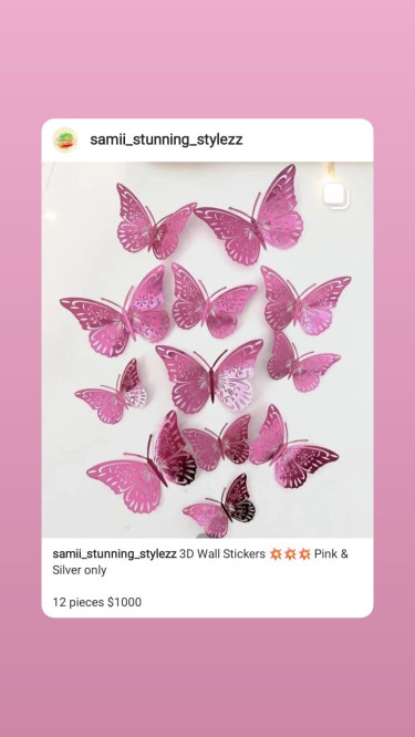 Wall Butterflies 3D