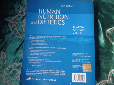 Human Nutrition And Dietetics - 10th Edition