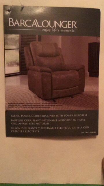 New Electric Recliner Never Used