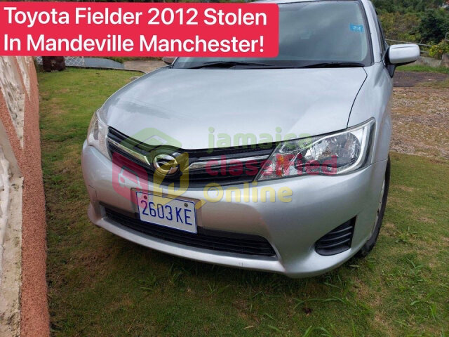 Stolen Toyota Fielder 2012