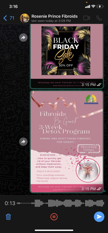 Group Fibroid Detox 