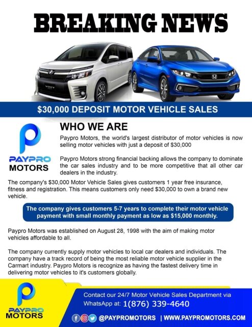 BUY CARS ON LOAN