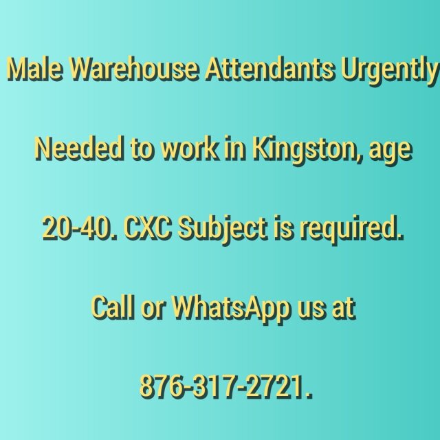 Seeking Male Workers