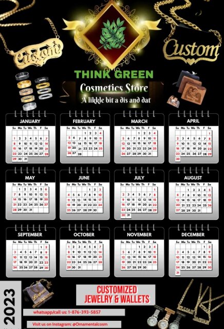 Personalized Calendars And Business Cards
