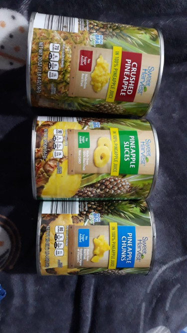 Grocery Items -pine, Olives, Mushrooms 