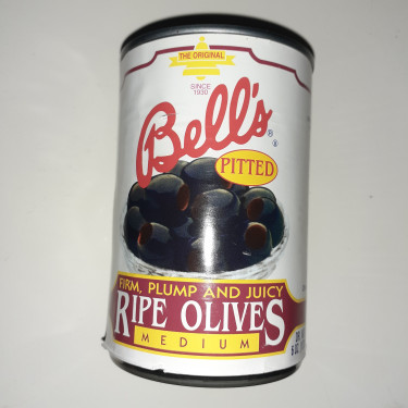 Grocery Items -pine, Olives, Mushrooms 