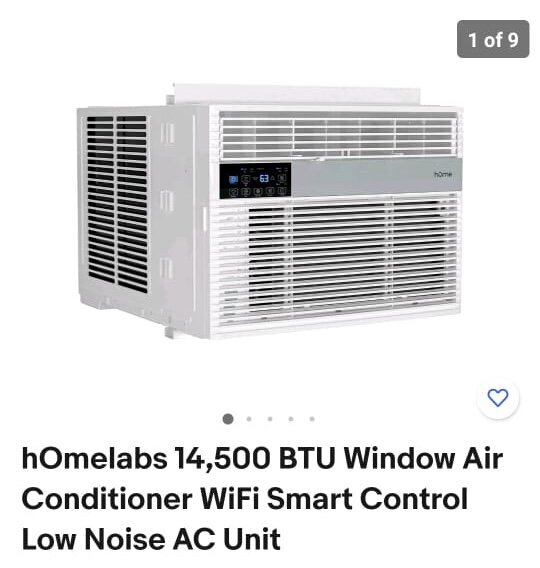 14,500 BTU Window Air Conditioner