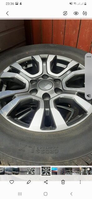 FORD RANGER WILDTRACK ALLOY WHEELS 265/60/18