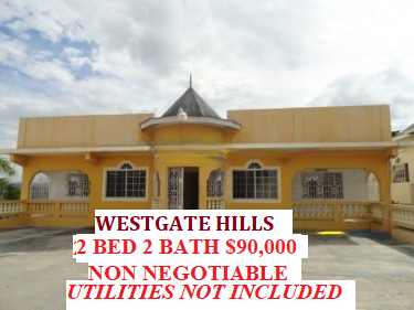 WESTGATE HILLS 2 Bedroom And 2 Bath NON NEGOTIABLE