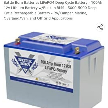 4xBattle Born Batteries LiFePO4 Deep Cycle Battery