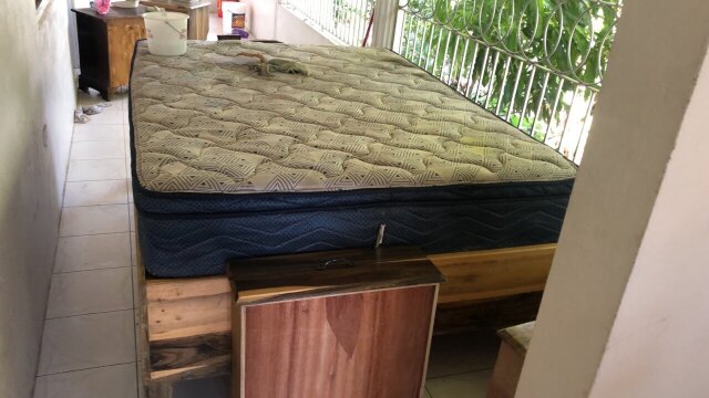 Bed, Mattress  & Night Table For Sale