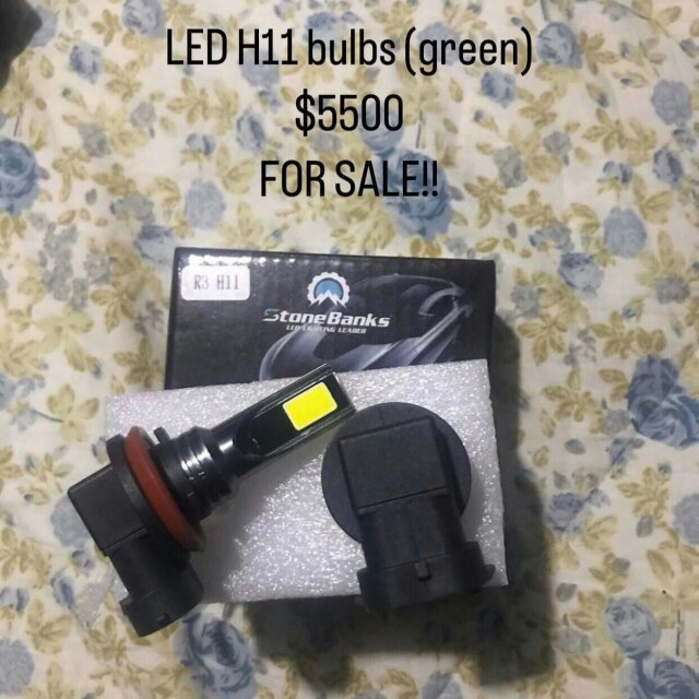 LED H11 Bulbs Green