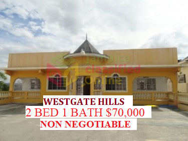 WESTGATE HILLS 2 Bedrooms And 1 Bath $70K