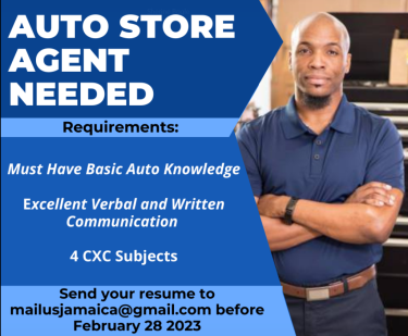 Auto Store Agent Full Time Jobs Kingston
