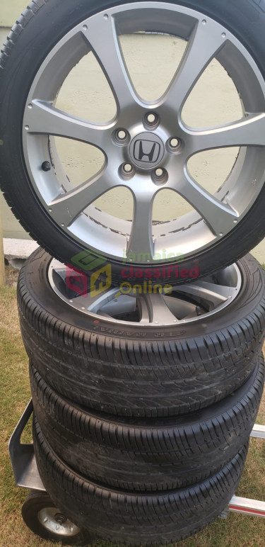 ENKIE WHEELS /HONDA/TOYOTA/NISSAN OEM 18S + TIRE Rims and Tyres HALF WAY TREE