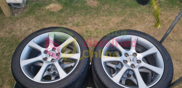ENKIE WHEELS /HONDA/TOYOTA/NISSAN OEM 18S + TIRE