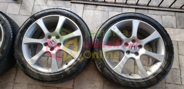 ENKIE WHEELS /HONDA/TOYOTA/NISSAN OEM 18S + TIRE