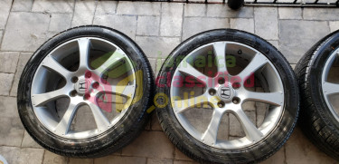 ENKIE WHEELS /HONDA/TOYOTA/NISSAN OEM 18S + TIRE