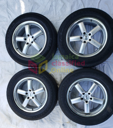 WHEELS 18 Inch TSW RIM AND TIRES Rims and Tyres HALF WAY TREE RD