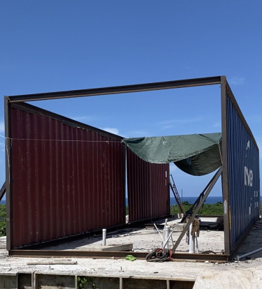Build A Shop/House With Shipping Container Sidings