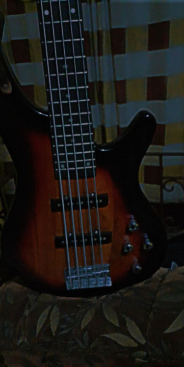 Glarry 5 String Electric Bass - Sunset