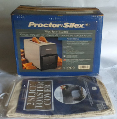 Proctor Silex Wide-Slot Toaster With Cover