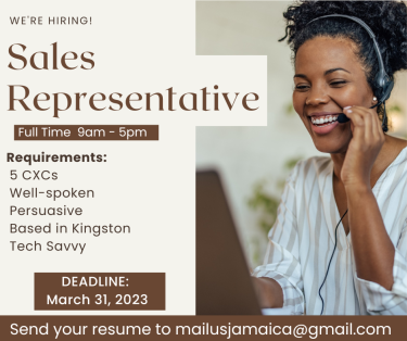 Sales Representative Full Time Jobs Kingston