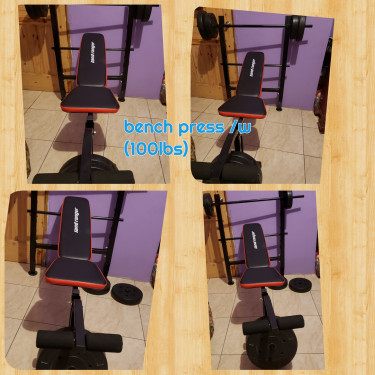 Bench Press W/ 100lbs Wts