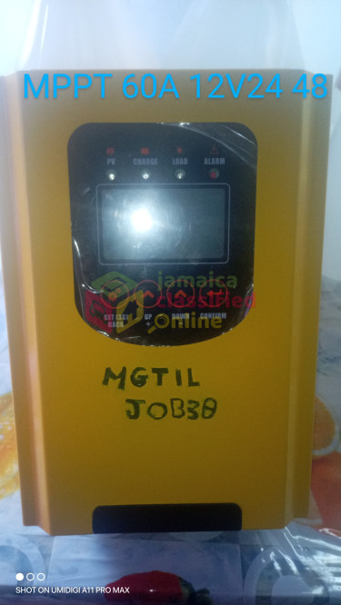 MGTILS JOB38  NEW Touch Screen MPPT SOLAR 60A12V48