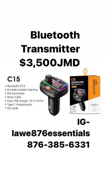 Motor Vehicle Bluetooth Transmitter 
