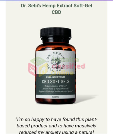 CBD SoftGel (Dr. Sebi) 1500MG Healthcare Services JoelServices