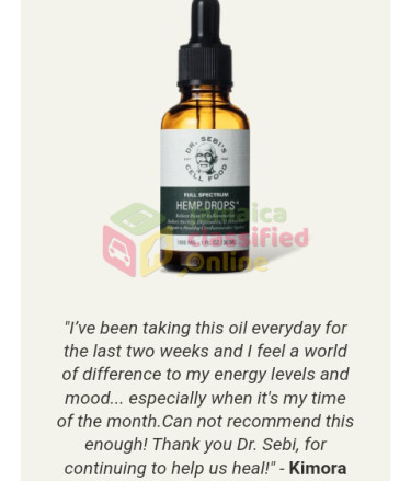 Hemp Drop (Dr. Sebi) Healthcare Services JoelServices