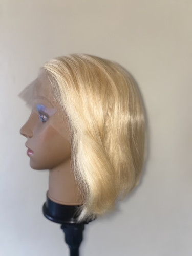 613 10inch T Part Blonde Wig 180% Density