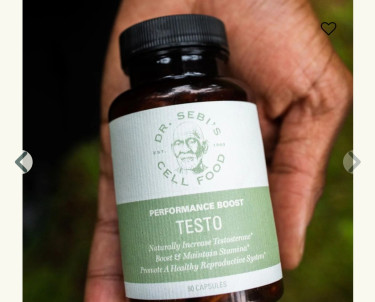 Testo (Perfomance Boost) 90 Capsules (Dr. Sebi) Healthcare Services JoelServices
