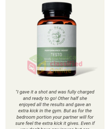 Testo (Perfomance Boost) 90 Capsules (Dr. Sebi)