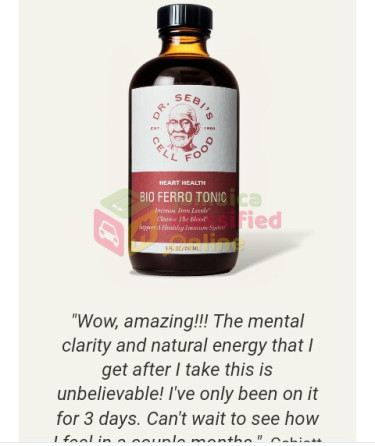 Bio Ferro Tonic (Heart Health) 237ML (Dr. Sebi)