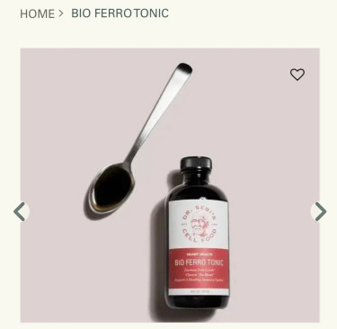 Bio Ferro Tonic (Heart Health) 237ML (Dr. Sebi)