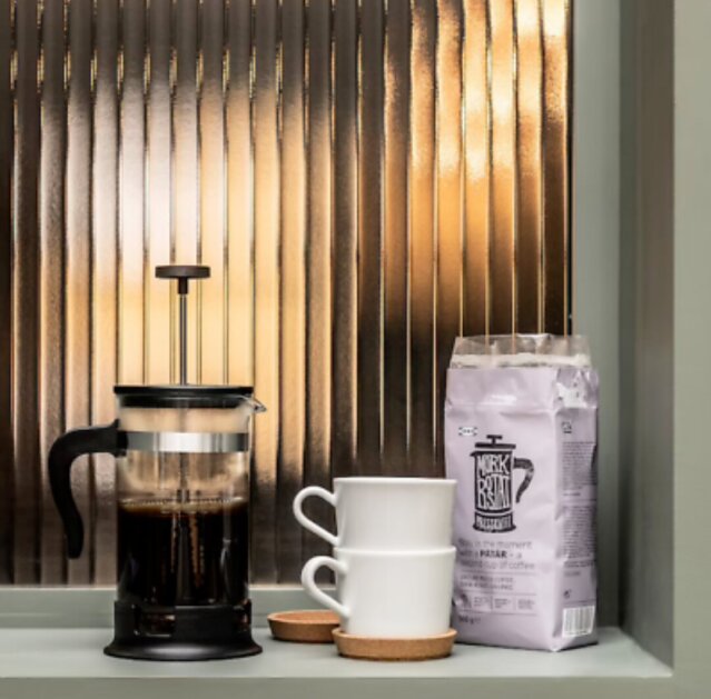 French Press Coffee Maker Glass Stainless