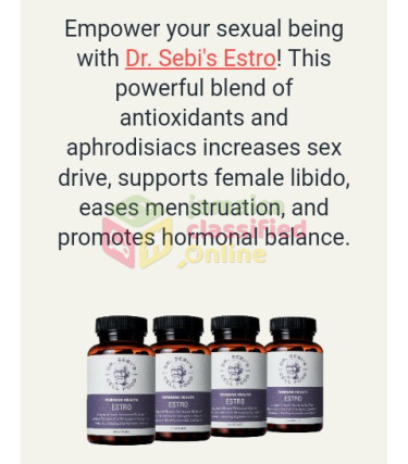 Estro (Feminine Health) (Dr Sebi)