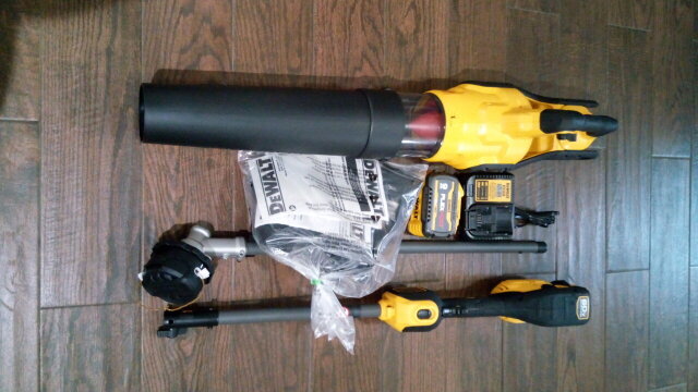 DeWalt 60 Volt Weed Wacker And Blower Set