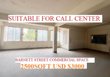 BARNETT STREET SPACE 2500SQFT USD$3000/MONTH
