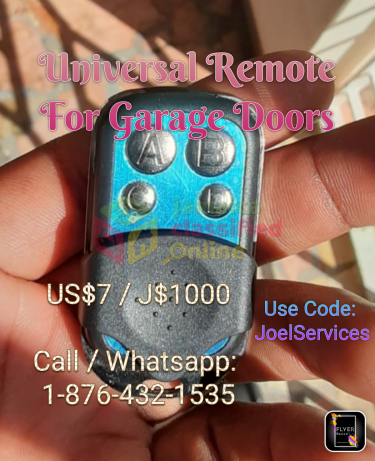 Universal Remote For Remote Gates Other Market JoelServices
