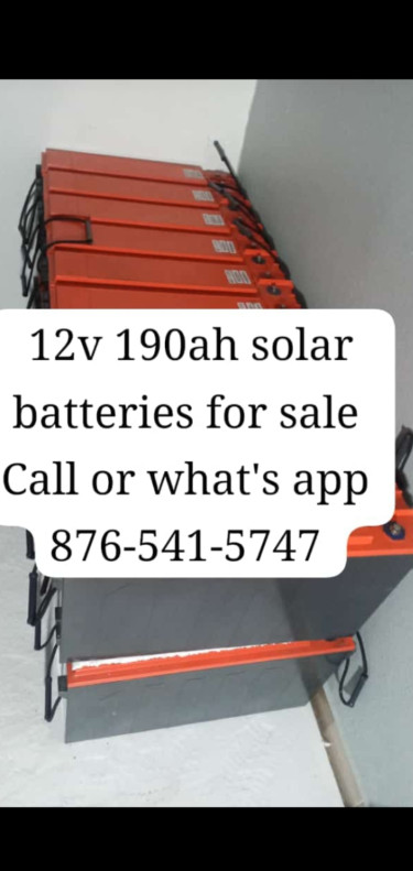 New Solar Batteries For Sale 12v 190ah 